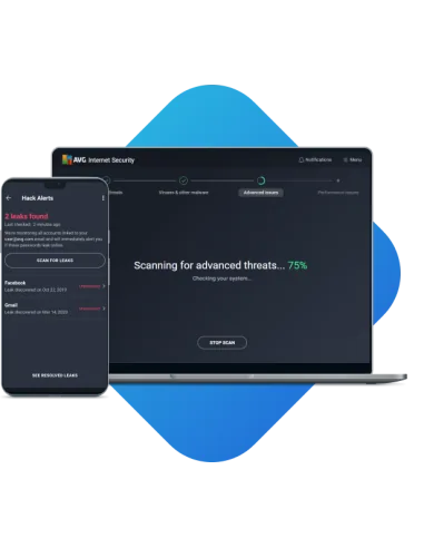 AVG Internet Security: análisis inteligente en curso y alertas de filtraciones (Hack Alerts) en el móvil