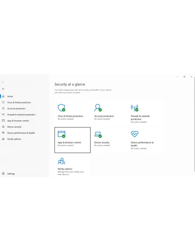 Seguridad de Windows en Windows 10: resumen con virus, cuenta, cortafuegos y control de aplicaciones