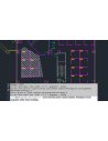 AutoCAD 2025: comando HATCH con la opción Draw para trazar el contorno de la sombra en un plano