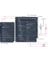 AutoCAD MEP 2022: paleta de herramientas HVAC y paleta Propiedades de un conducto con sus pinzamientos