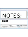 AutoCAD Raster Design 2022: cuadro Verificar texto con el reconocimiento de la palabra NOTES: de un escaneo