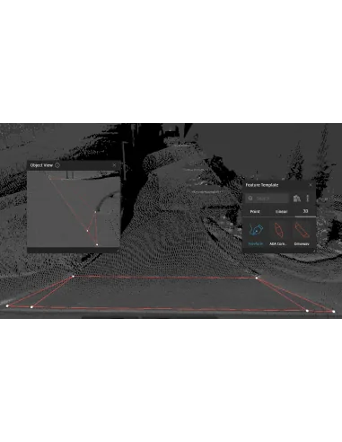 Extracción de un elemento 3D con la plantilla de elementos y la vista de objeto en ReCap Pro 2025